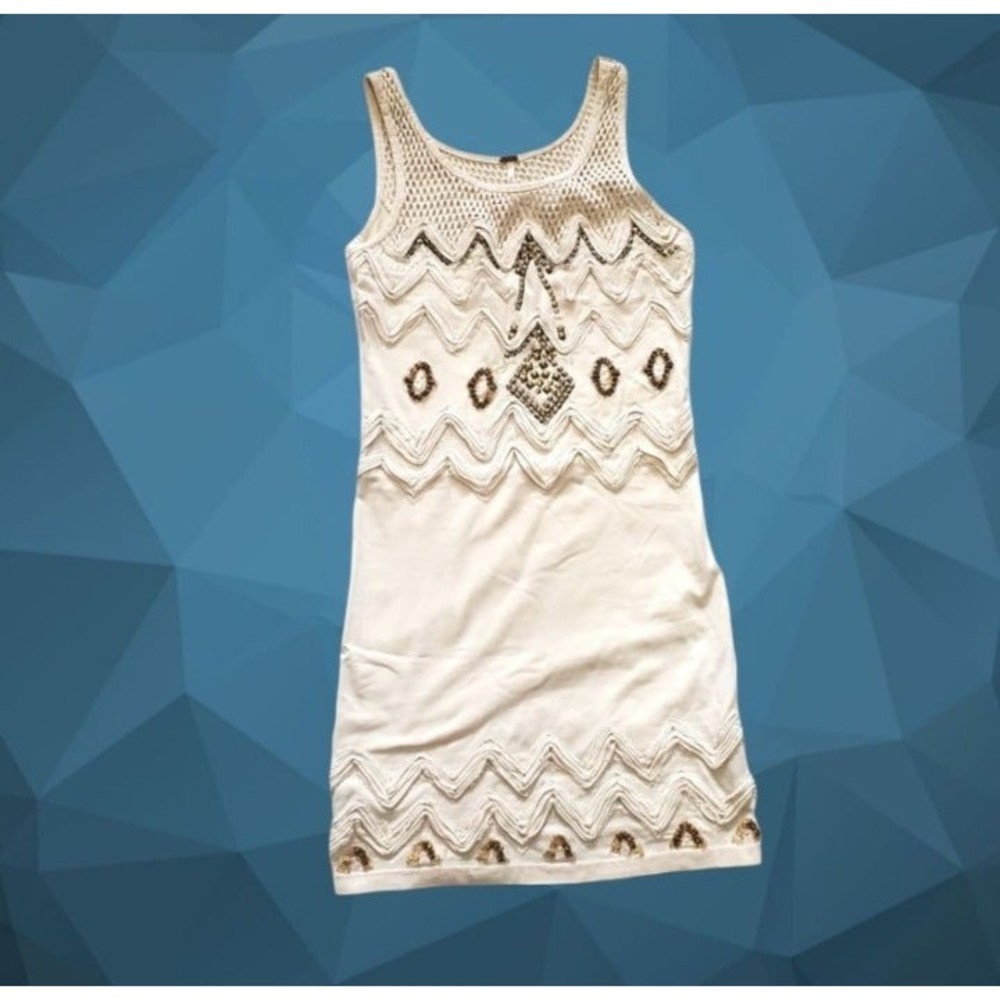 Free People Fitted Dress with Beading
